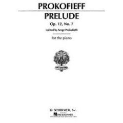 G SCHIRMER PROKOFIEV Prelude In C Opus 12 No 7 Piano Solo