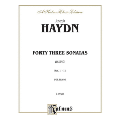 KALMUS HAYDN Forty Three Sonatas Volume 1 (nos.1-11)