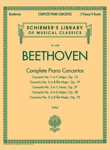 G SCHIRMER BEETHOVEN Complete Piano Concertos Nos 1-5 Edited By Kullak