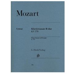 HENLE WOLFGANG Amadeus Mozart Piano Sonata In B Flat Major Kv 570