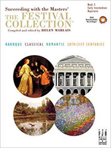 FJH MUSIC COMPANY THE Festival Collection Book 3 Early Intermediate Repertoire With Cd