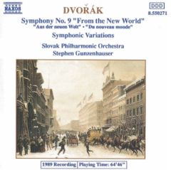 NAXOS ANTONIN Dvorak Symphony No.9 / Symphonic Variations Cd