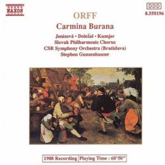 NAXOS ORFF Carmina Burana Cd Recording