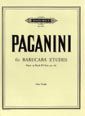 EDITION PETERS PAGANINI 60 Barcucaba Etudes Op 14 Book Iii No 41-60