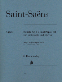 HENLE SAINT Saens Sonata No 1 In C Minor Opus 32 For Violoncello & Piano