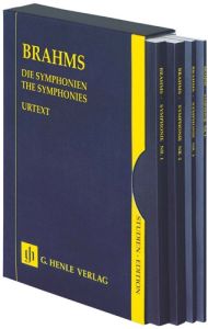 HENLE BRAHMS The Symphonies Henle Study Edition Boxed Set Scores