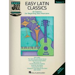 HAL LEONARD EASY Jazz Play Along Easy Latin Classics 18 Classics For Beginning Musicians