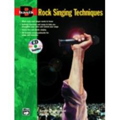 ALFRED BASIX Rock Singing Techniques Cd Enclosed
