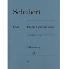 HENLE SCHUBERT Duos For Piano & Violin Urtext
