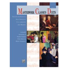 ALFRED MASTERWORK Classics Duets Level 1 A Graded Collection Of Teacher Student Duets