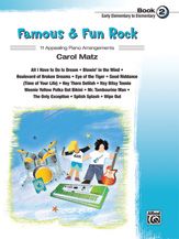 ALFRED FAMOUS & Fun Rock Book 2 Arranged By Carol Matz