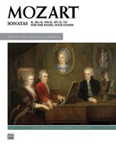 ALFRED MOZART Sonatas K381 K358 K521 For One Piano Four Hands