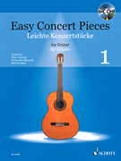 SCHOTT EASY Concert Pieces For Guitar Volume 1 Cd Included