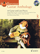 SCHOTT BAROQUE Guitar Anthology Volume 3 16 Guitar & Lute Pieces Cd Included