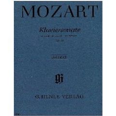 HENLE WOLFGANG Amadeus Mozart Piano Sonata In A Minor Kv 310 (300d)