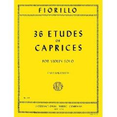 INTERNATIONAL MUSIC FIORILLO 36 Etudes Or Caprices For Violin Edtied By Galamian