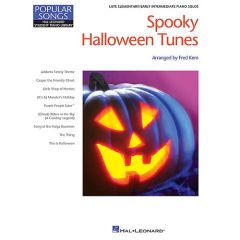 HAL LEONARD SPOOKY Halloween Tunes Arranged By Fred Kern For Elementary/intermediate Piano
