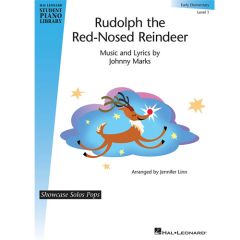 HAL LEONARD RUDOLPH The Red-nosed Reindeer Early Elementary Piano Solo By Jennifer Linn