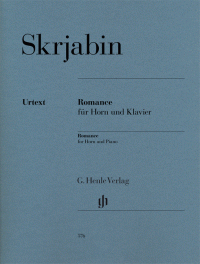 HENLE SCRIABIN Romance For Horn & Piano