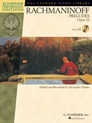 G SCHIRMER RACHMANINOFF Preludes Opus 32 Cd Included Edited By Alexandre Dossin