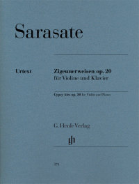HENLE SARASATE Zigeunerweisen Opus 20 For Violin & Piano