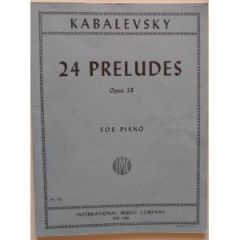 ZEN ON KABALEVSKY 24 Preludes Opus 38 For Piano