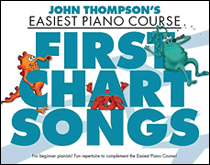 WILLIS MUSIC JOHN Thompson's Easiest Piano Course First Chart Songs For Beginner Pianists