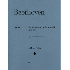 HENLE BEETHOVEN Piano Sonata No. 32 In C Minor Op. 111