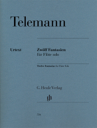 HENLE TELEMANN Twelve Fantasias For Flute Solo