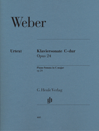 HENLE CARL Maria Von Weber Piano Sonata In C Major Op. 24