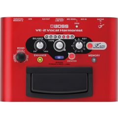BOSS VE-2 Vocal Harmonist Stompbox With Guitar Input