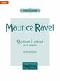 EDITION PETERS MAURICE Ravel String Quartet In F Major Score & Parts