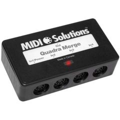 MIDI SOLUTIONS QUADRA Merge | 4-input / 1-output Merger