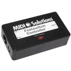 MIDI SOLUTIONS FOOTSWITCH Controller Multi-function Midi Event Generator