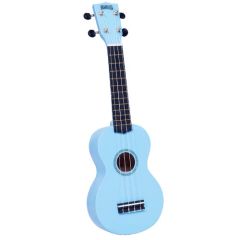 MAHALO MR1-LBU Rainbow Series Soprano Ukulele, Light Blue