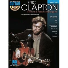 HAL LEONARD GUITAR Play Along Eric Clapton From The Album Unplugged 8 Songs With Audio