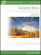 WILLIS MUSIC AUTUMN Skies Early Intermediate Piano Solo By Randall Hartsell
