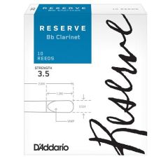 D'ADDARIO RESERVE B-flat Clarinet Reeds #3.5 - Individual, Single Reeds