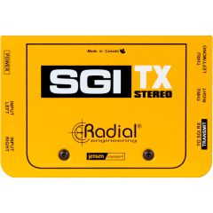 RADIAL ENGINEERING SGI Tx Stereo | Active Instrument Stereo Guitar Line Driver Transmitter