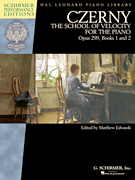 G SCHIRMER CZERNY The School Of Velocity For The Piano Opus 299 Books 1 & 2