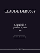 DURAND CLAUDE Debussy Seguidille For Voice & Piano