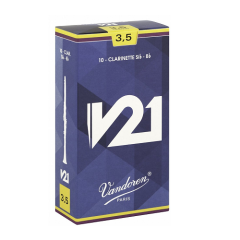 VANDOREN V21 B-flat Clarinet Reeds #3.5 - Individual, Single Reeds