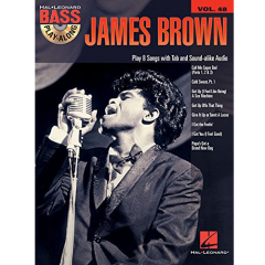 HAL LEONARD BASS Play Along James Brown Play 8 Songs With Sound Alike Audio