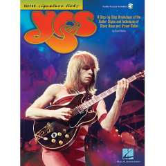 HAL LEONARD YES Guitar Signature Licks A Step By Step Breakdown By Dave Rubin