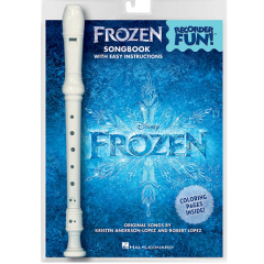HAL LEONARD RECORDER Fun Frozen Songbook With Easy Instructions Recorder Included