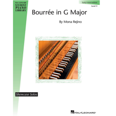 HAL LEONARD BOURREE In G Major Early Intermediate Piano Solo By Mona Rejino