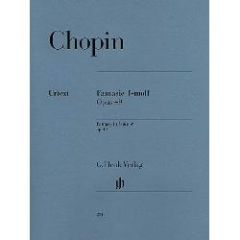 HENLE FREDERICK Chopin Fantasy In F Minor Opus 49 For Piano