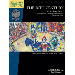 G SCHIRMER THE 20th Century Elementary Level 33 Pieces Compiled By Richard Walters