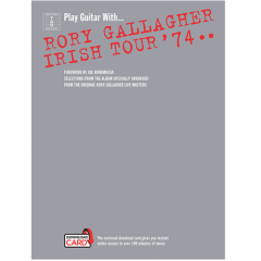 WISE PUBLICATIONS PLAY Guitar With Rory Gallagher Irish Tour '74 Guitar Tab Edition