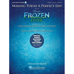 HAL LEONARD MAKING Today A Perfect Day From Frozen Fever Piano Vocal Guitar With Audio